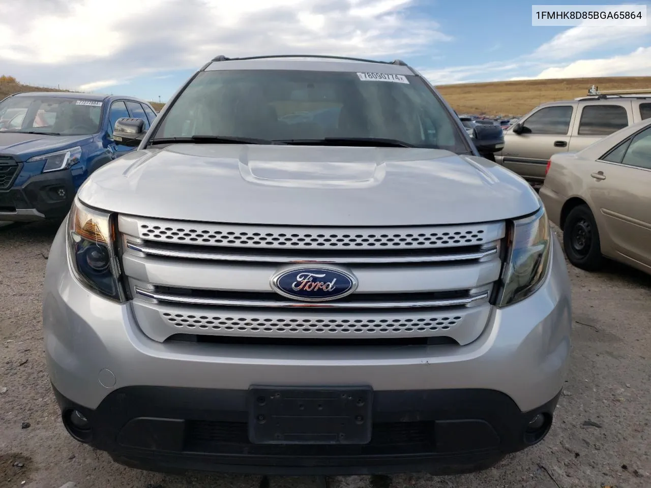 2011 Ford Explorer Xlt VIN: 1FMHK8D85BGA65864 Lot: 78090774