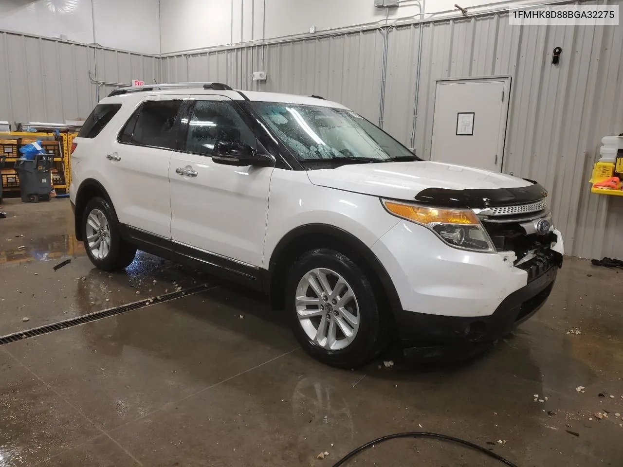 2011 Ford Explorer Xlt VIN: 1FMHK8D88BGA32275 Lot: 78193534