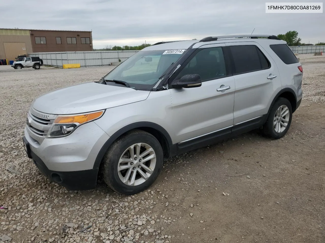 2012 Ford Explorer Xlt VIN: 1FMHK7D80CGA81269 Lot: 50507314