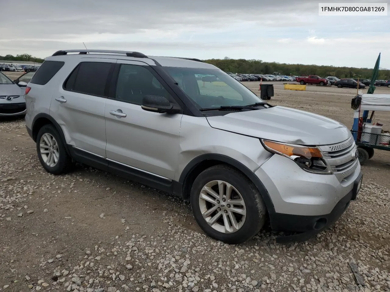 2012 Ford Explorer Xlt VIN: 1FMHK7D80CGA81269 Lot: 50507314