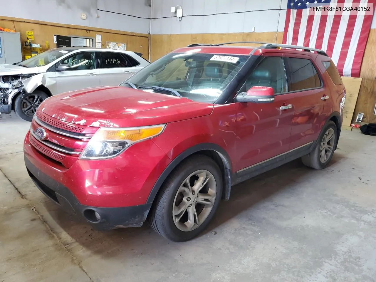 2012 Ford Explorer Limited VIN: 1FMHK8F81CGA40152 Lot: 57677114