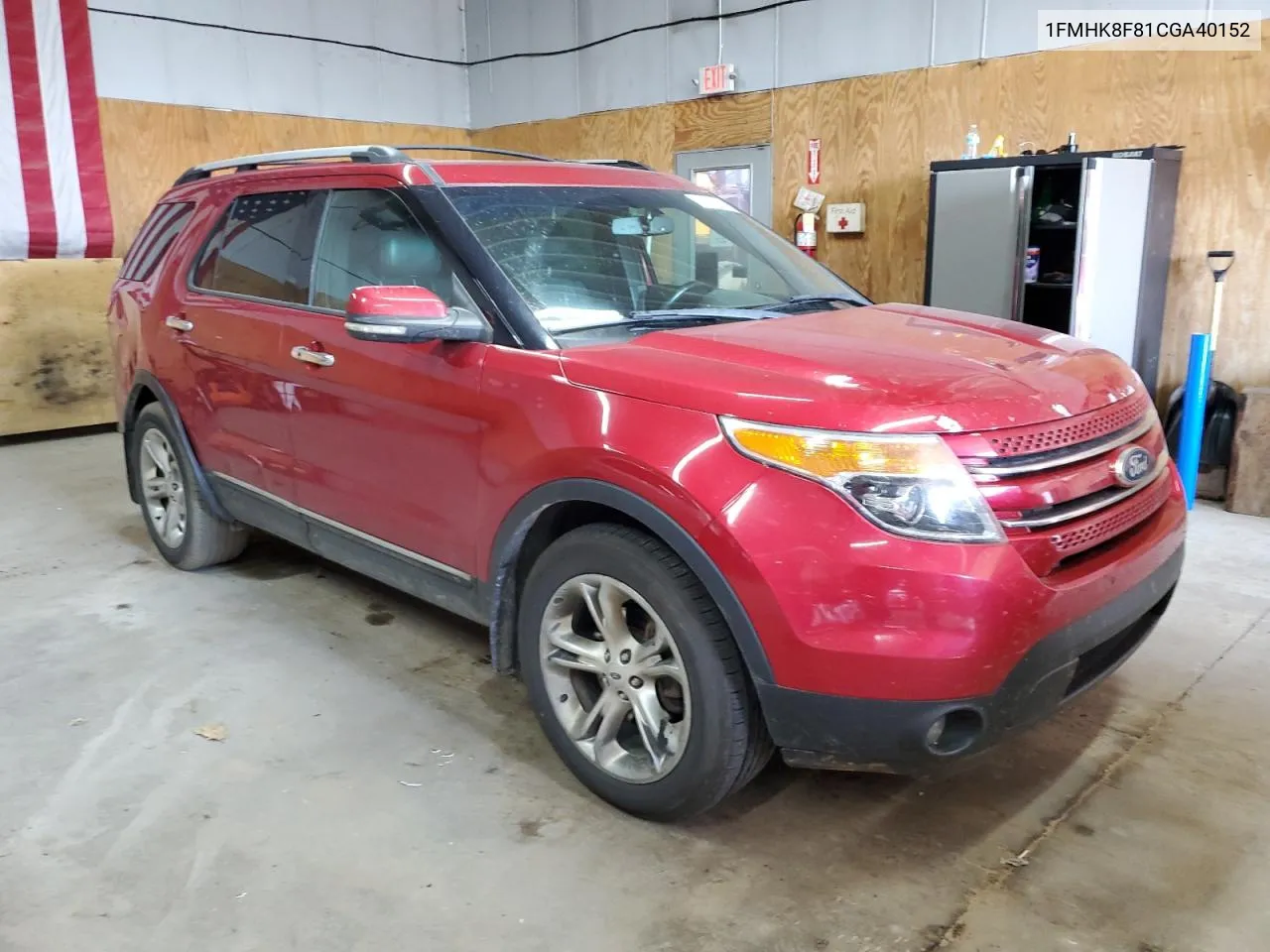 2012 Ford Explorer Limited VIN: 1FMHK8F81CGA40152 Lot: 57677114