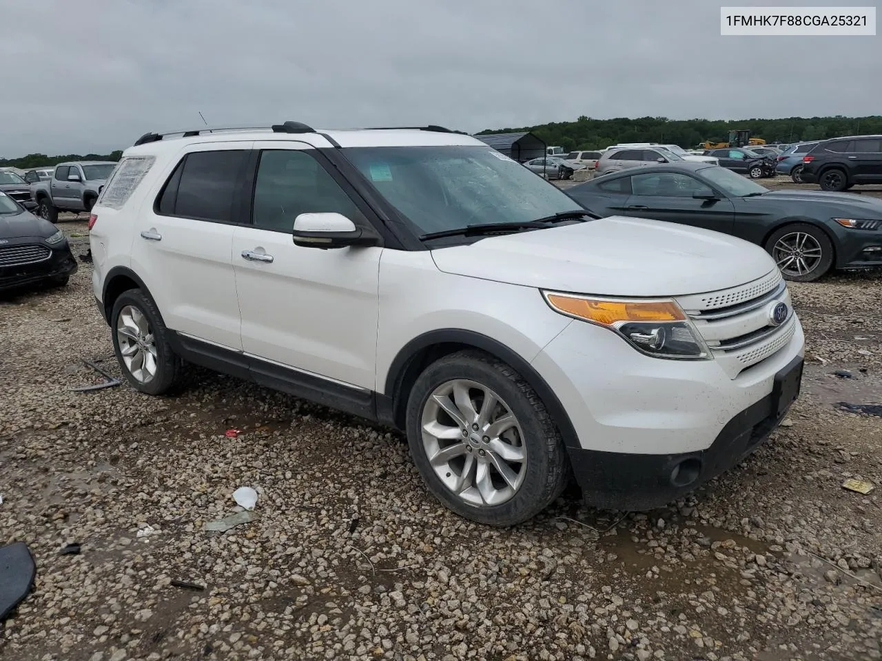 1FMHK7F88CGA25321 2012 Ford Explorer Limited