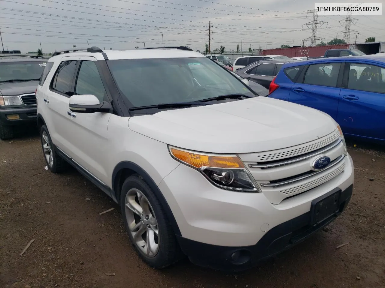 1FMHK8F86CGA80789 2012 Ford Explorer Limited