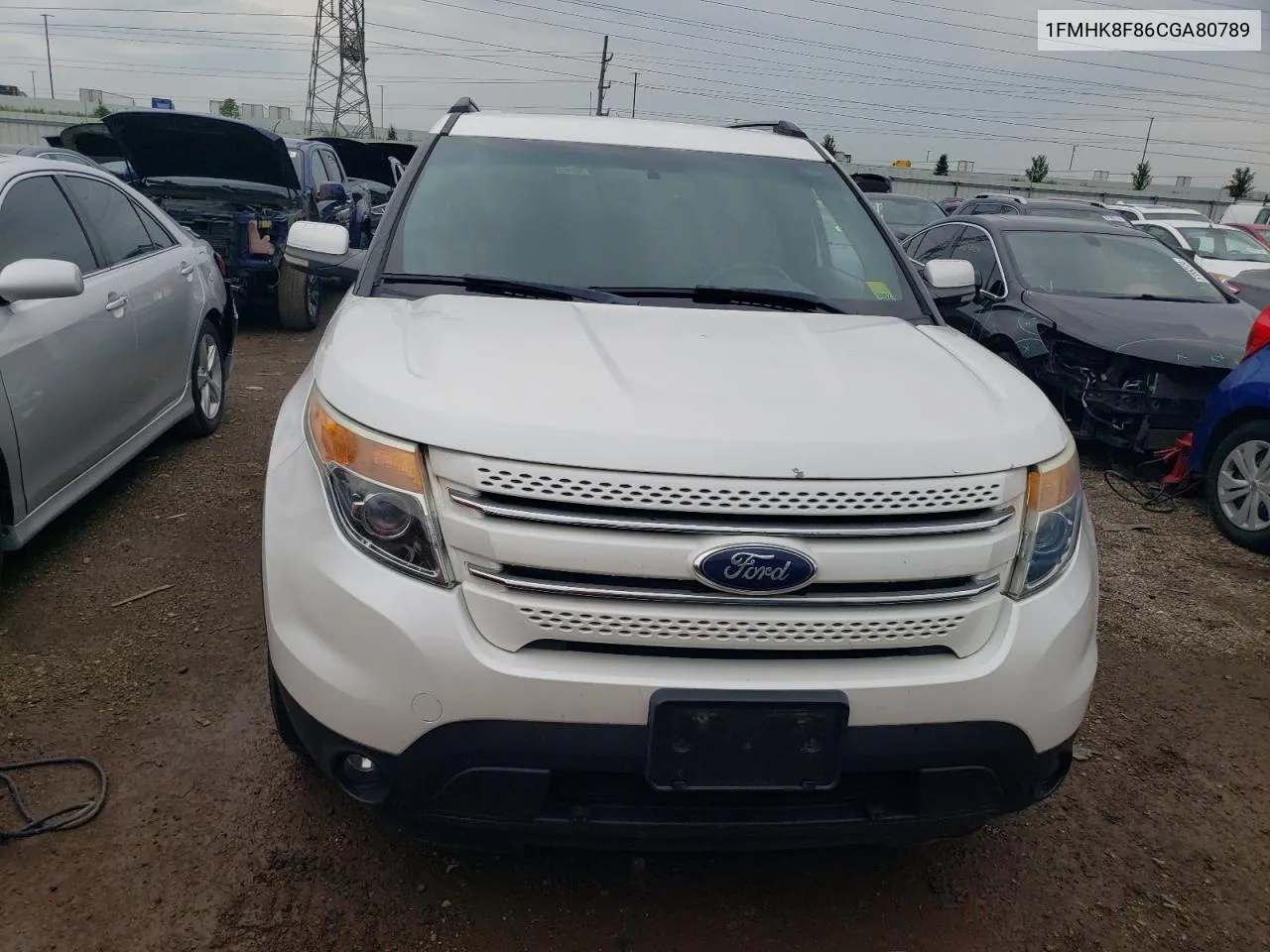 2012 Ford Explorer Limited VIN: 1FMHK8F86CGA80789 Lot: 61565384