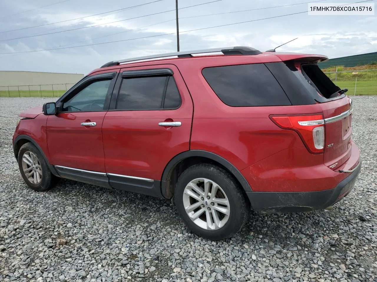 2012 Ford Explorer Xlt VIN: 1FMHK7D8XCGA15716 Lot: 62358344