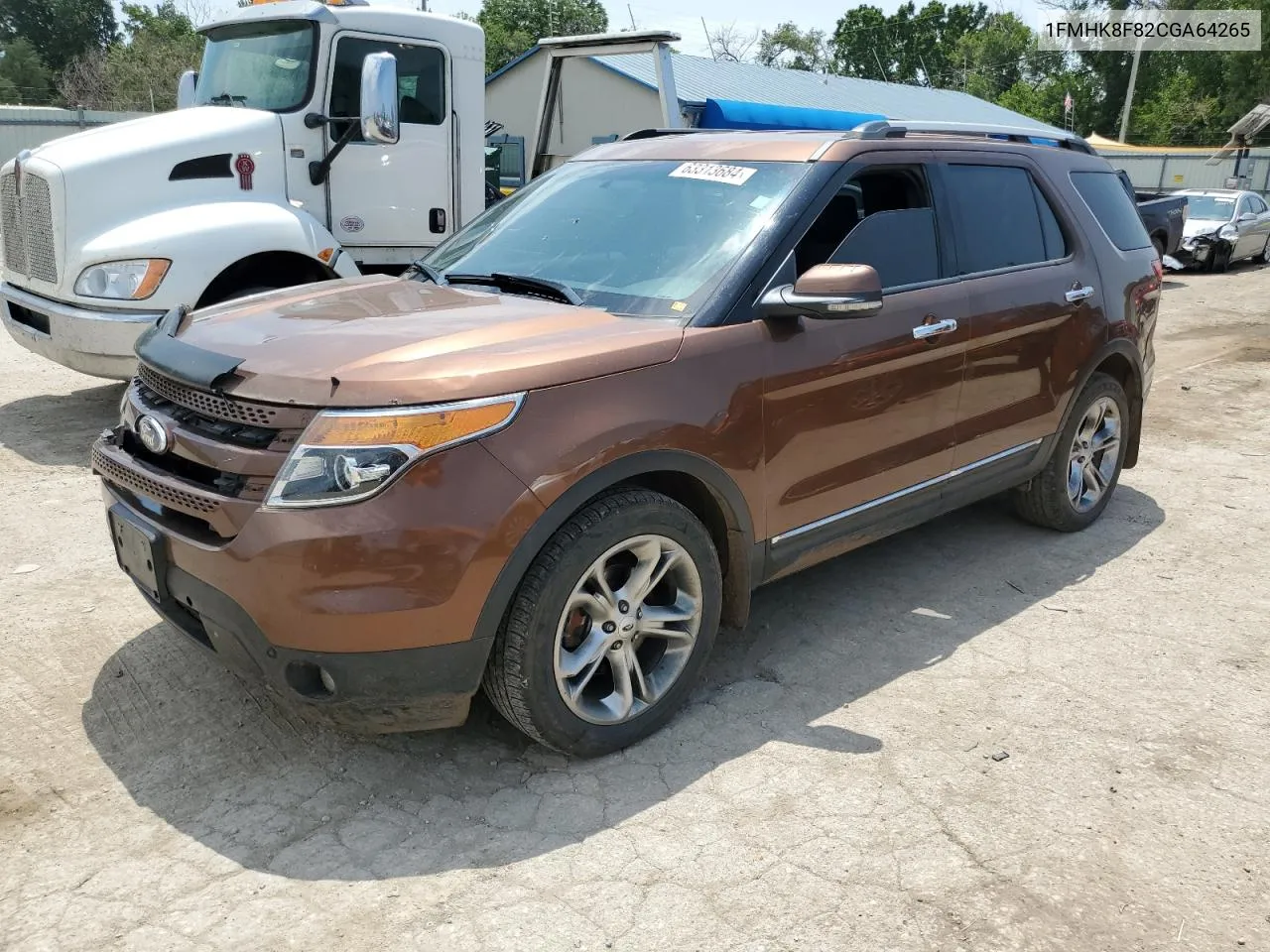 2012 Ford Explorer Limited VIN: 1FMHK8F82CGA64265 Lot: 63313684