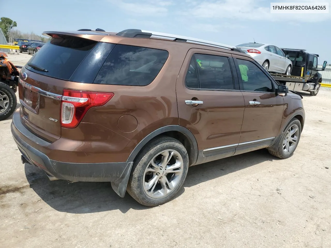 2012 Ford Explorer Limited VIN: 1FMHK8F82CGA64265 Lot: 63313684