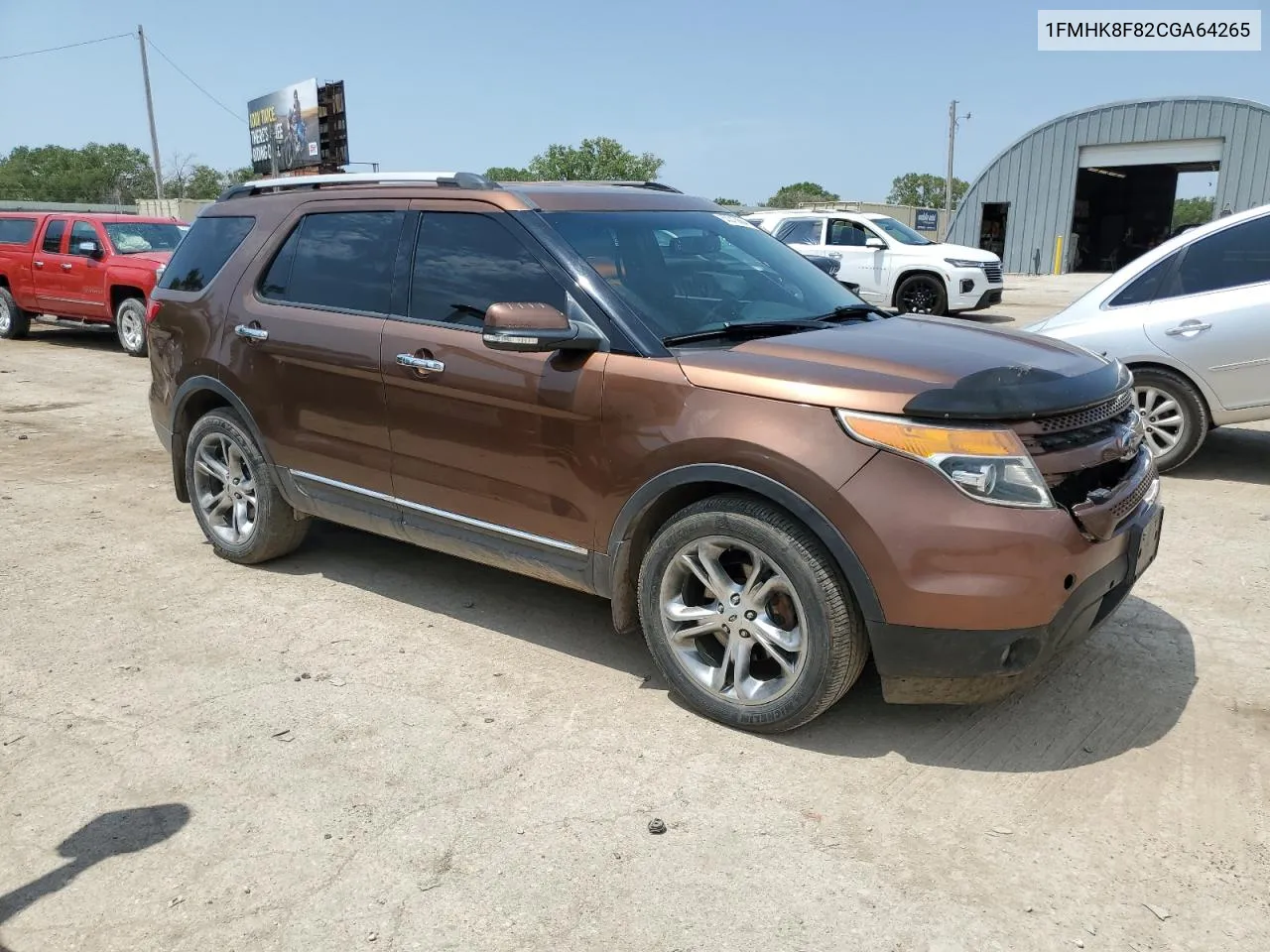 2012 Ford Explorer Limited VIN: 1FMHK8F82CGA64265 Lot: 63313684