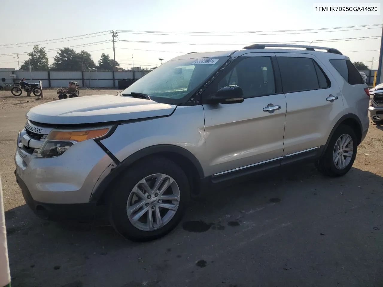 2012 Ford Explorer Xlt VIN: 1FMHK7D95CGA44520 Lot: 63320084