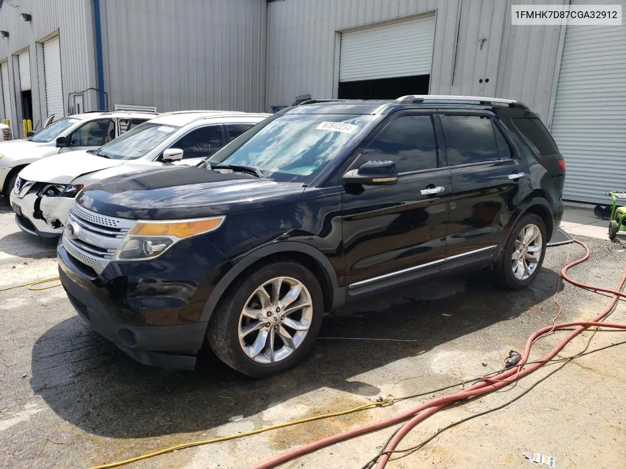 2012 Ford Explorer Xlt VIN: 1FMHK7D87CGA32912 Lot: 67842234