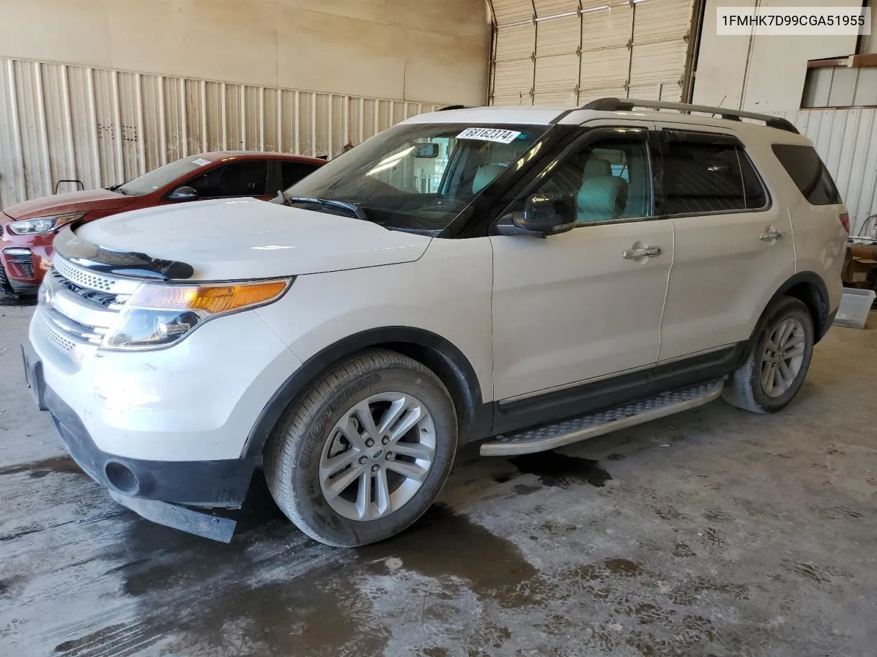 2012 Ford Explorer Xlt VIN: 1FMHK7D99CGA51955 Lot: 68162374