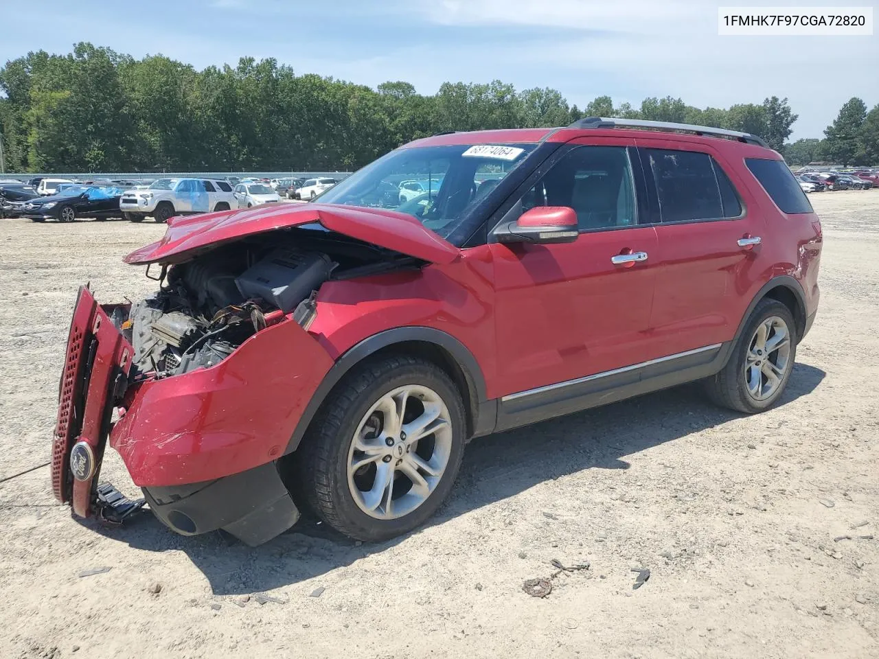 1FMHK7F97CGA72820 2012 Ford Explorer Limited