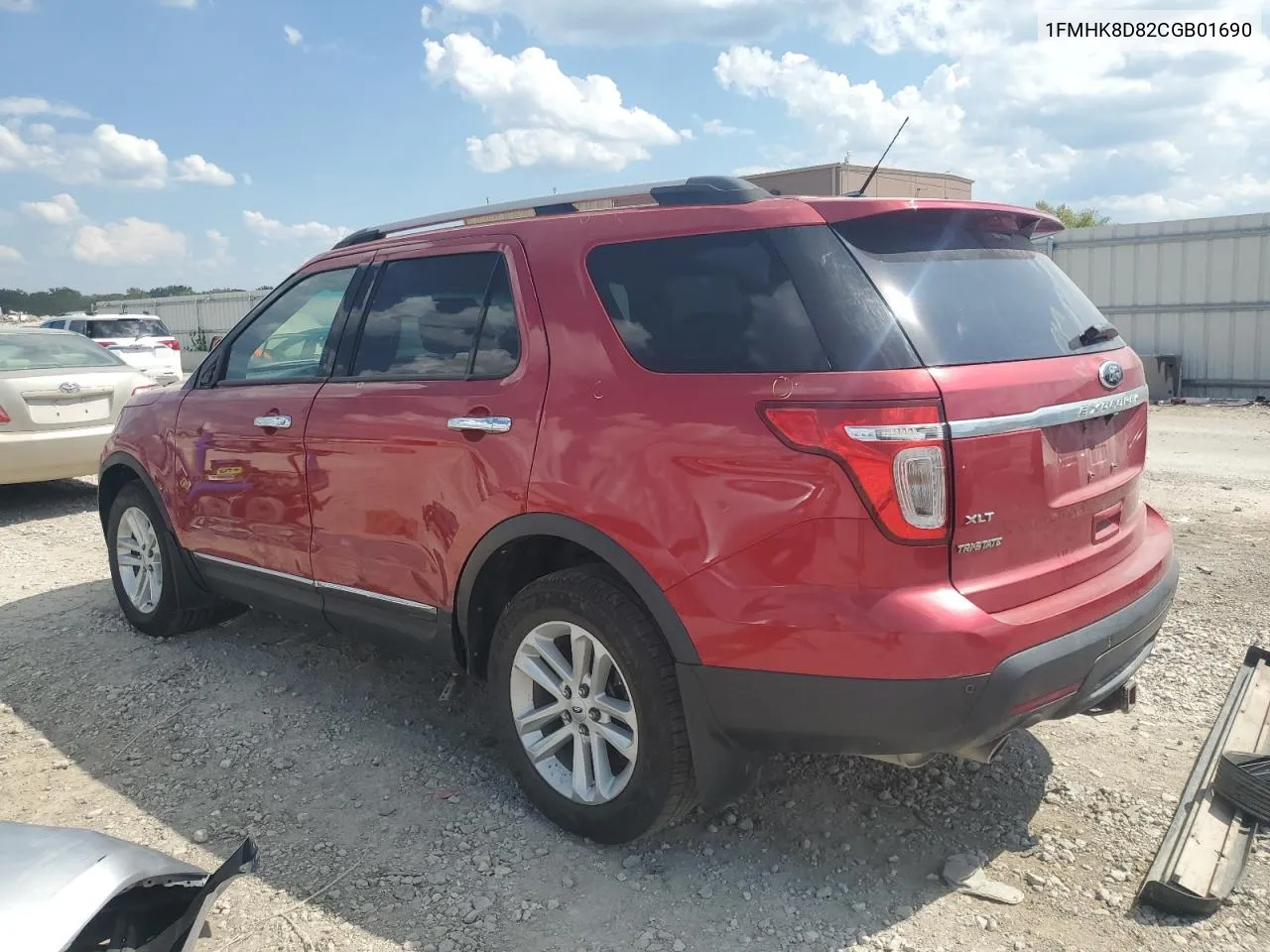 2012 Ford Explorer Xlt VIN: 1FMHK8D82CGB01690 Lot: 69174364