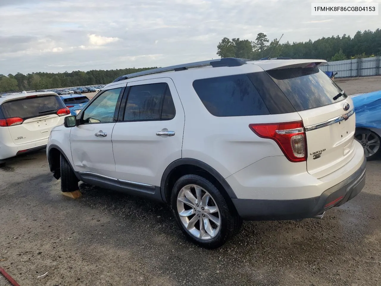 2012 Ford Explorer Limited VIN: 1FMHK8F86CGB04153 Lot: 69289074