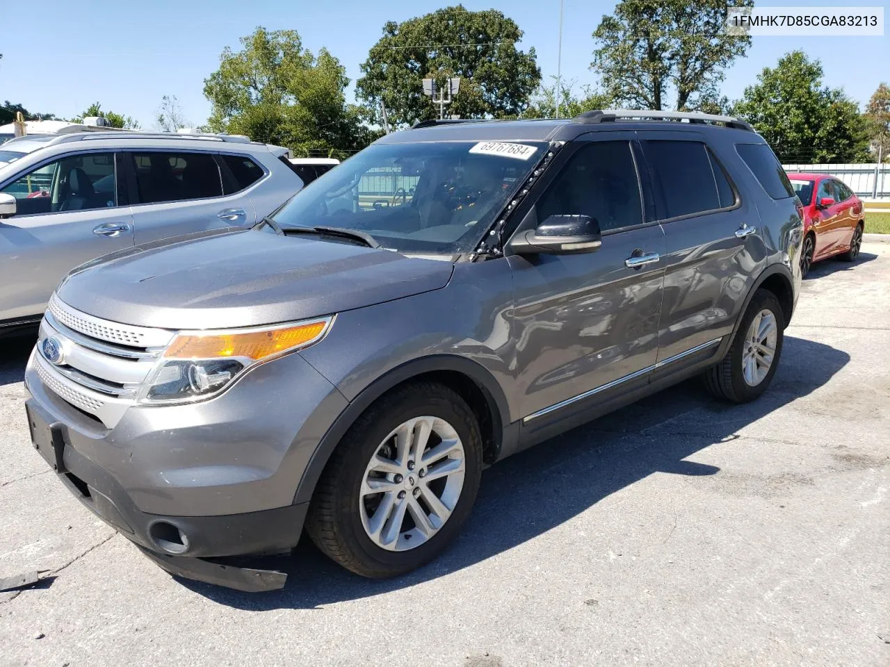 2012 Ford Explorer Xlt VIN: 1FMHK7D85CGA83213 Lot: 69767684