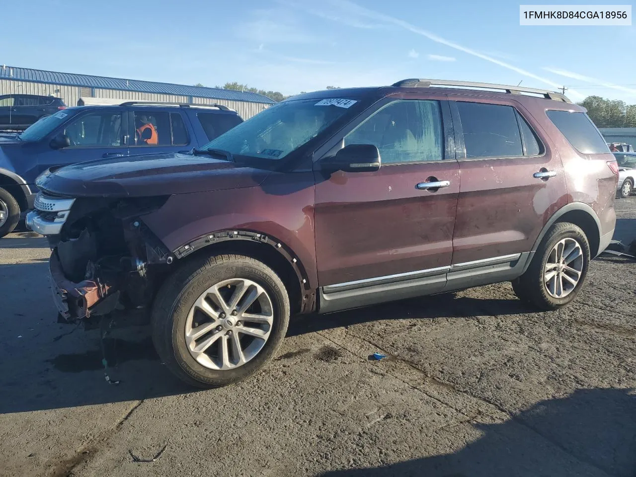 1FMHK8D84CGA18956 2012 Ford Explorer Xlt