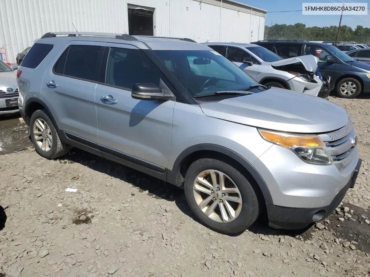 2012 Ford Explorer Xlt VIN: 1FMHK8D86CGA34270 Lot: 70992384