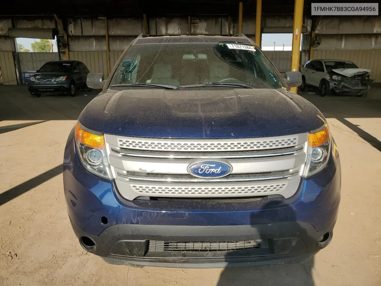 2012 Ford Explorer VIN: 1FMHK7B83CGA94956 Lot: 71071384