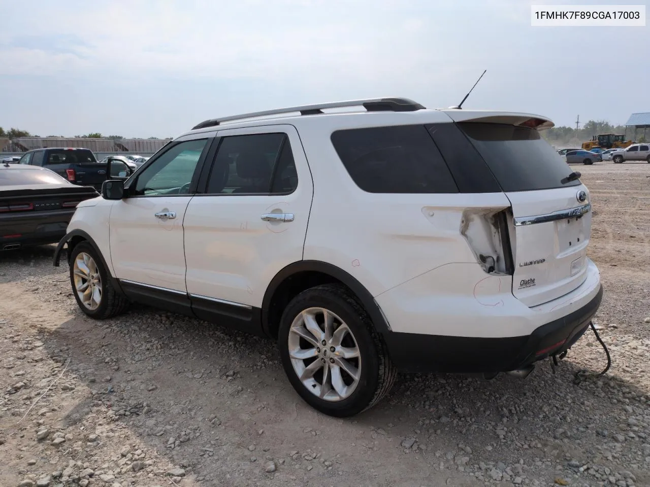 2012 Ford Explorer Limited VIN: 1FMHK7F89CGA17003 Lot: 71183594