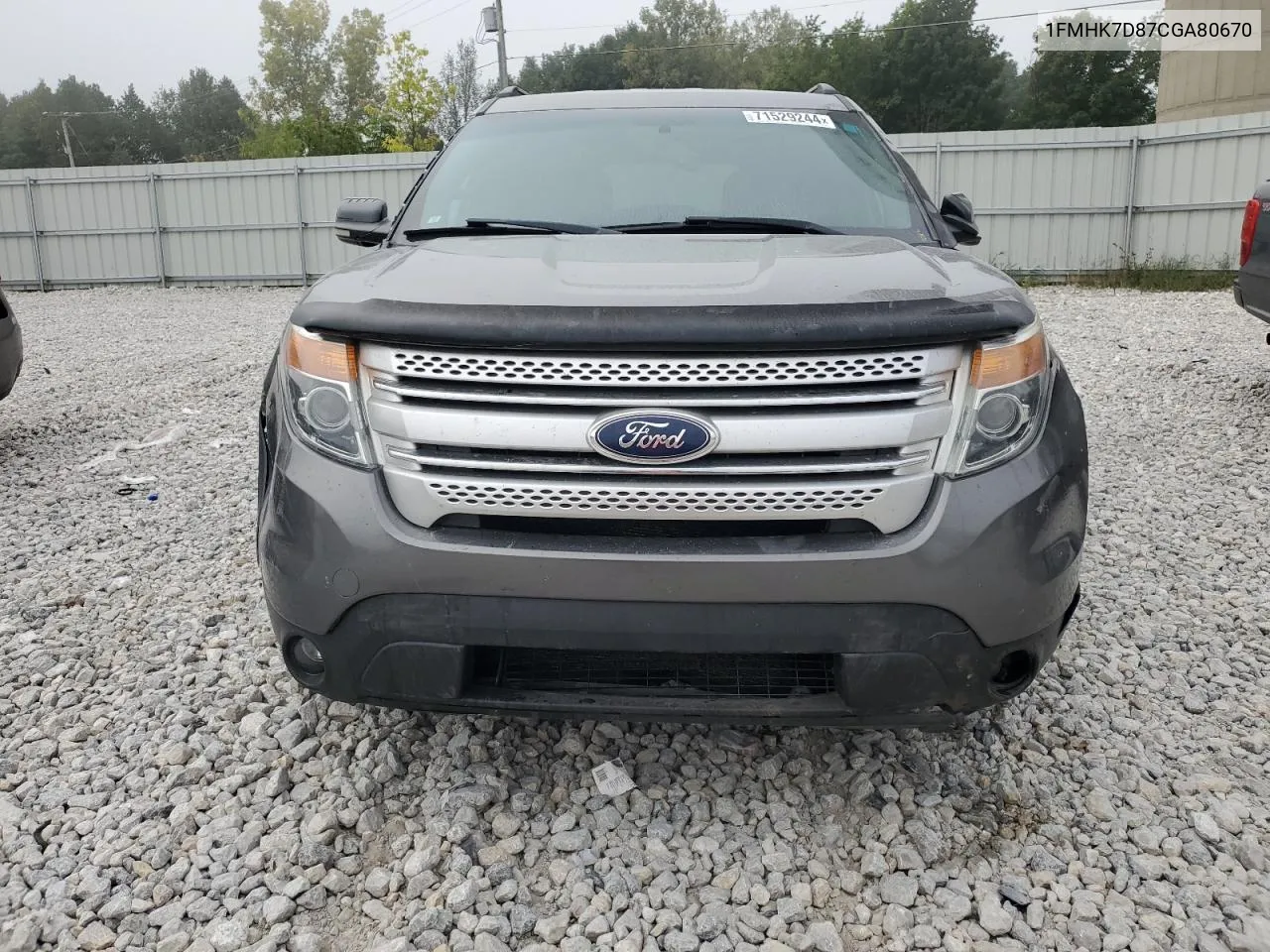 1FMHK7D87CGA80670 2012 Ford Explorer Xlt