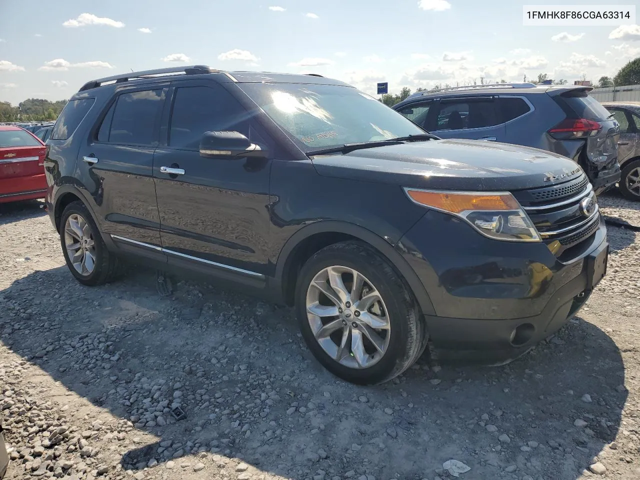 2012 Ford Explorer Limited VIN: 1FMHK8F86CGA63314 Lot: 71739104