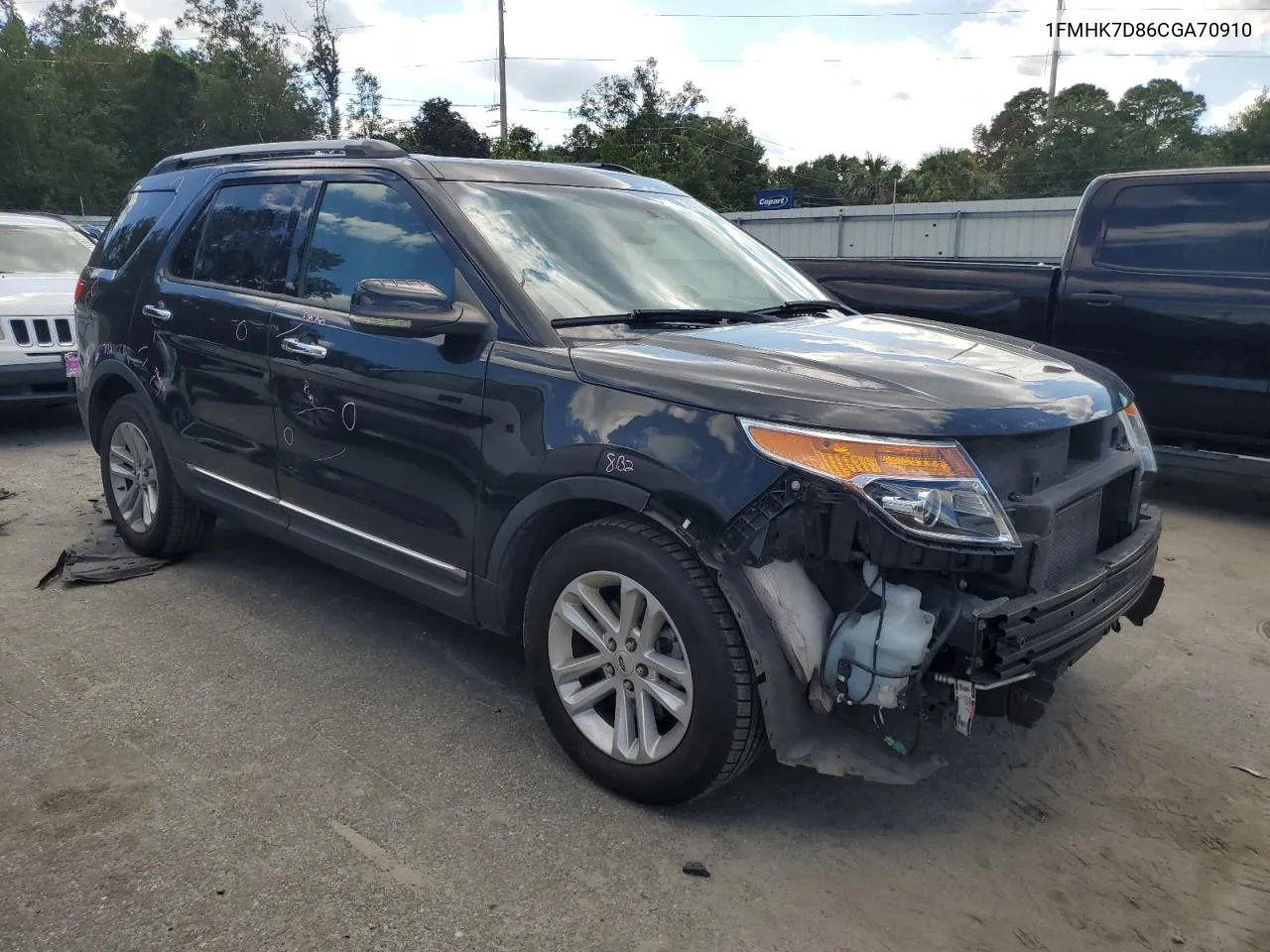 2012 Ford Explorer Xlt VIN: 1FMHK7D86CGA70910 Lot: 71765674