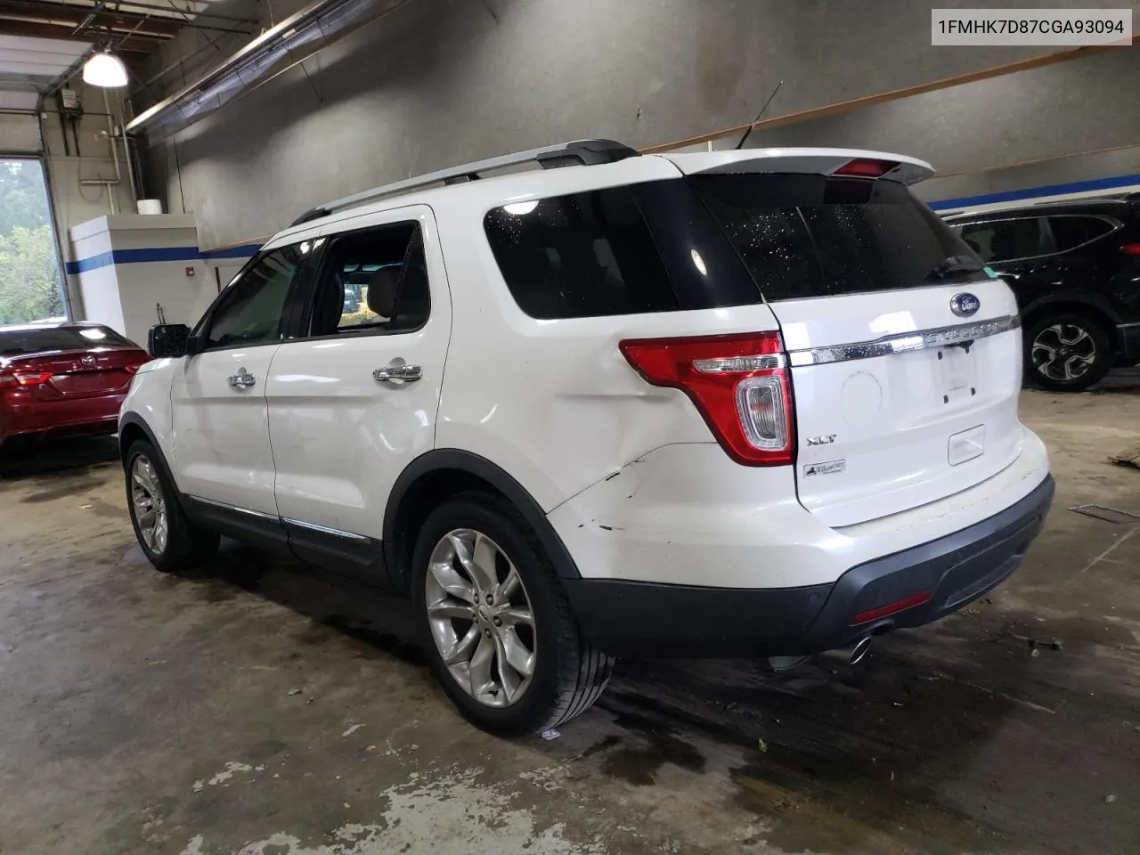 2012 Ford Explorer Xlt VIN: 1FMHK7D87CGA93094 Lot: 72439304