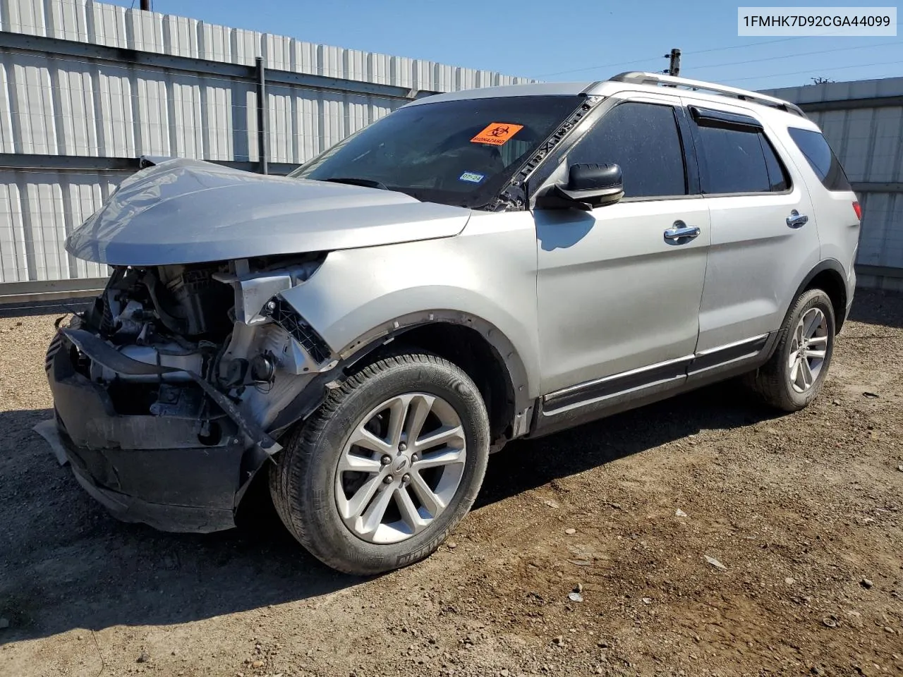 2012 Ford Explorer Xlt VIN: 1FMHK7D92CGA44099 Lot: 72649654