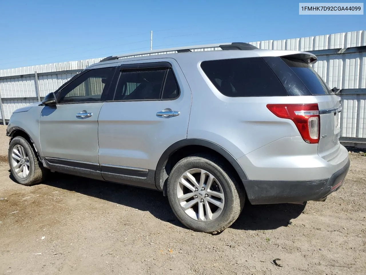 2012 Ford Explorer Xlt VIN: 1FMHK7D92CGA44099 Lot: 72649654