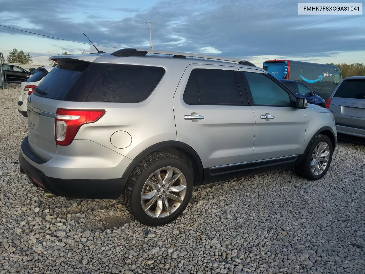 2012 Ford Explorer Limited VIN: 1FMHK7F8XCGA31041 Lot: 72695454