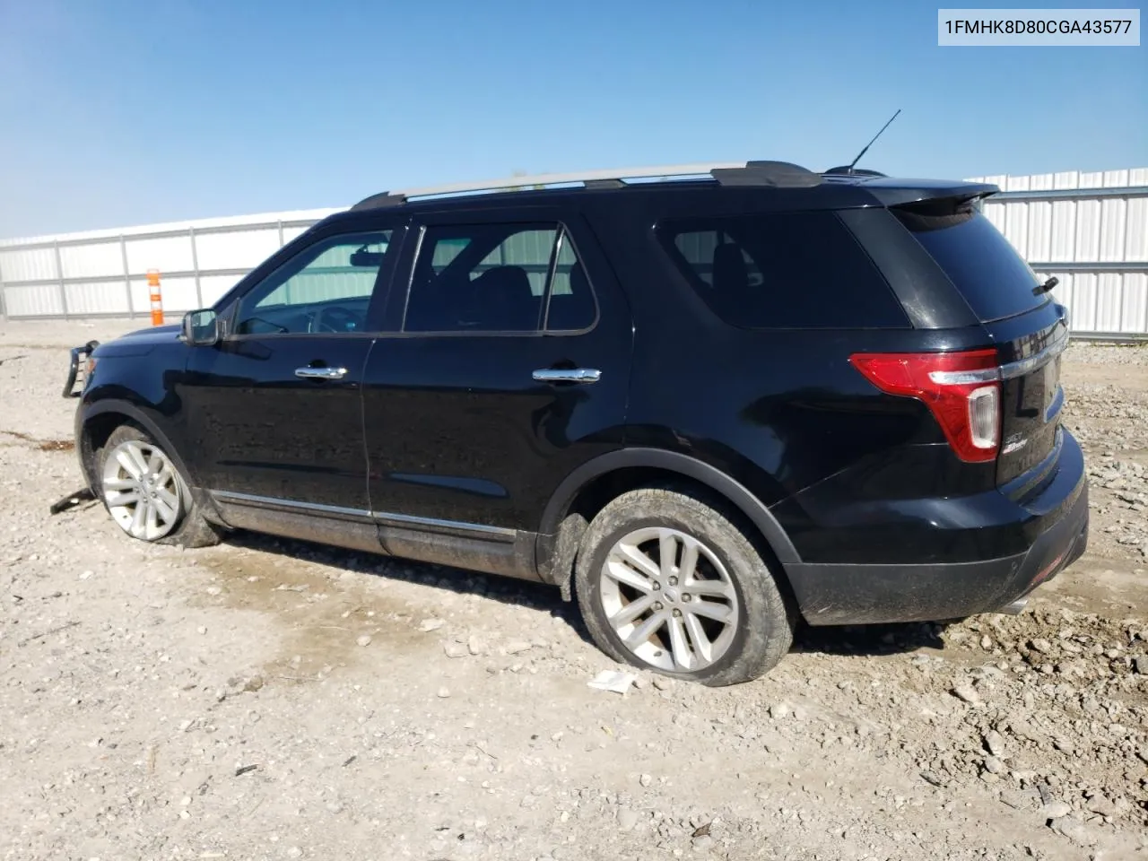 2012 Ford Explorer Xlt VIN: 1FMHK8D80CGA43577 Lot: 72859784