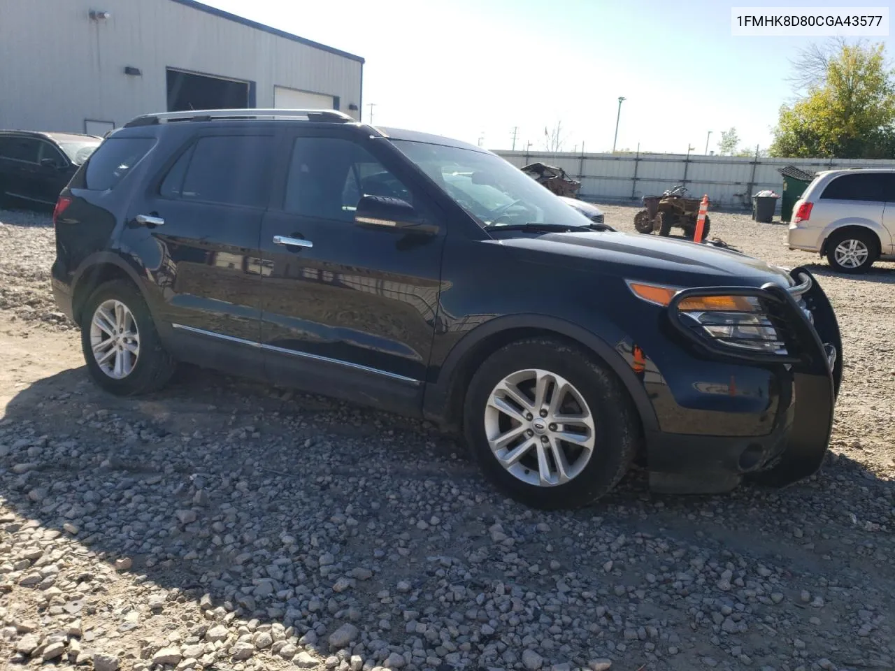 2012 Ford Explorer Xlt VIN: 1FMHK8D80CGA43577 Lot: 72859784