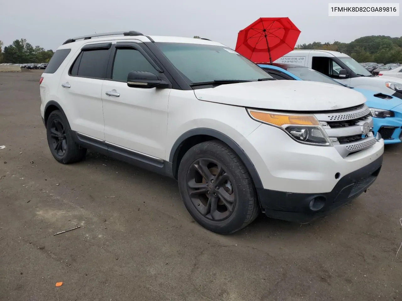 2012 Ford Explorer Xlt VIN: 1FMHK8D82CGA89816 Lot: 73183554