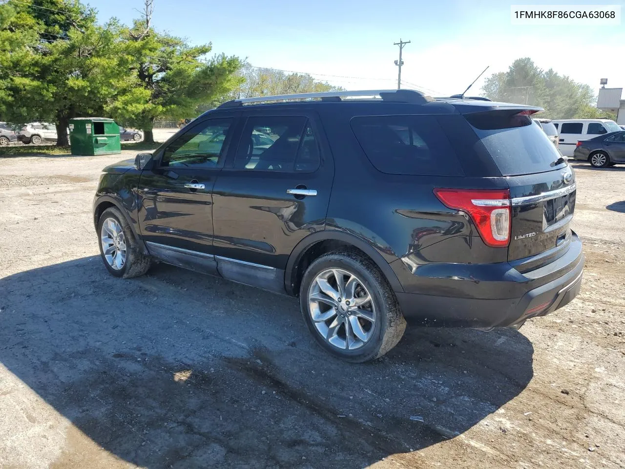 2012 Ford Explorer Limited VIN: 1FMHK8F86CGA63068 Lot: 74205554