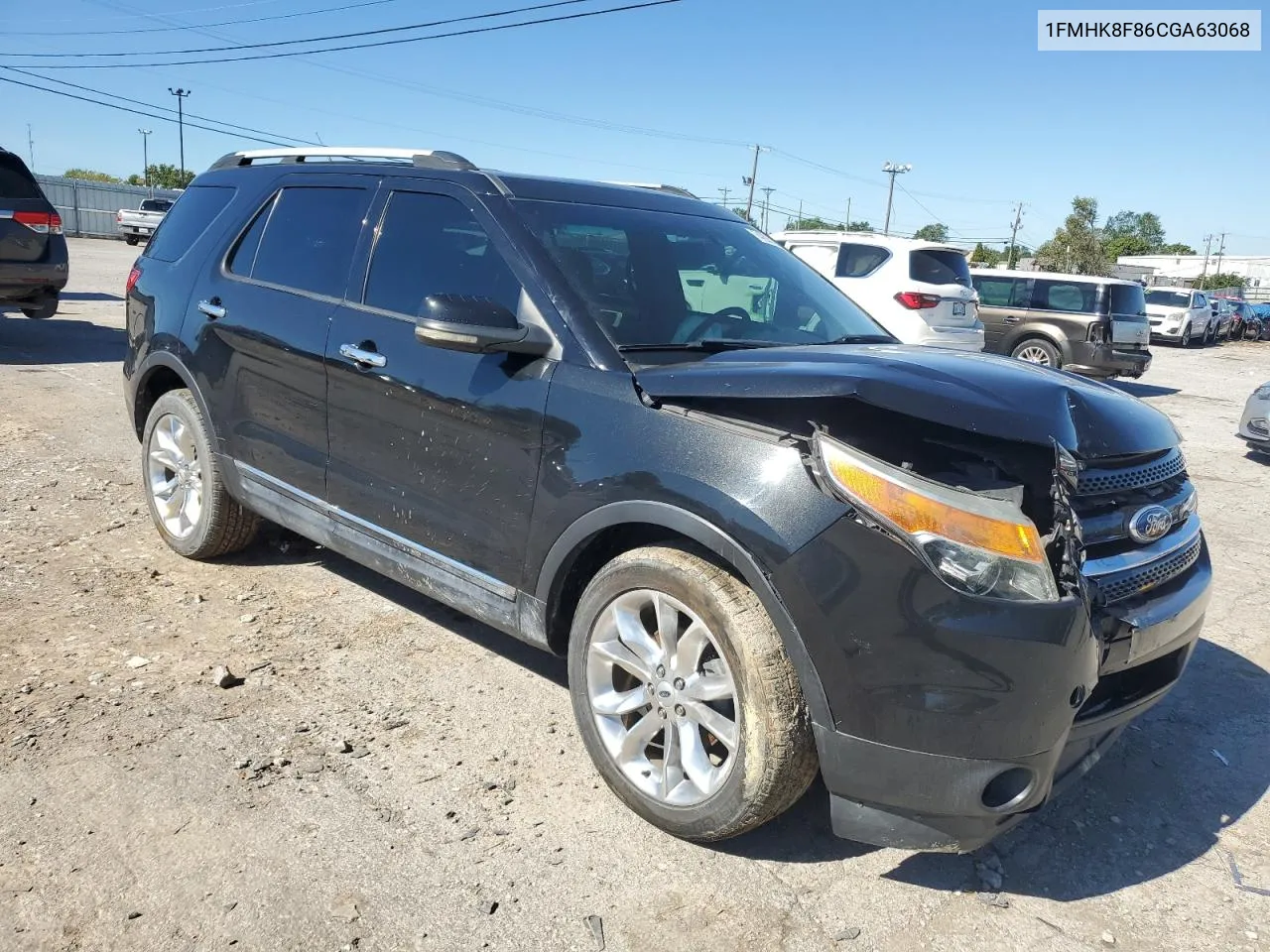 2012 Ford Explorer Limited VIN: 1FMHK8F86CGA63068 Lot: 74205554