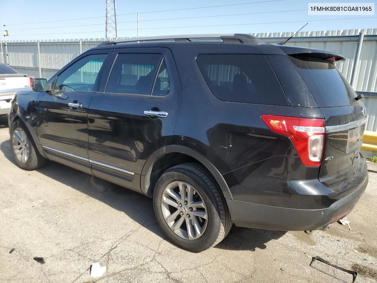 2012 Ford Explorer Xlt VIN: 1FMHK8D81CGA81965 Lot: 74246464