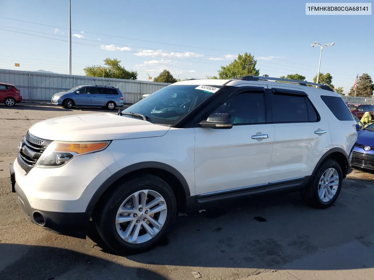 2012 Ford Explorer Xlt VIN: 1FMHK8D80CGA68141 Lot: 74324934