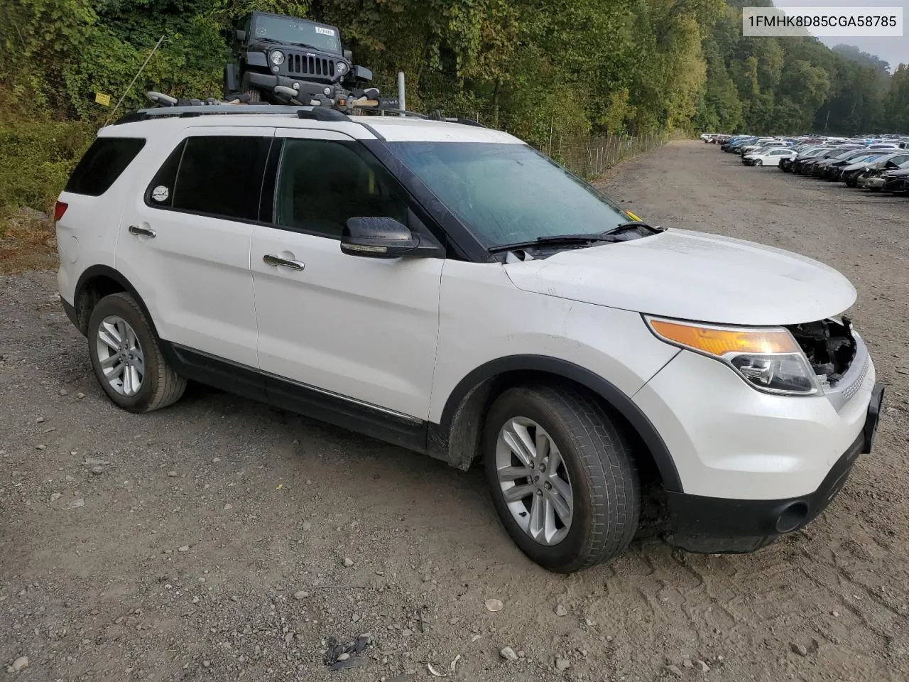 2012 Ford Explorer Xlt VIN: 1FMHK8D85CGA58785 Lot: 74351964