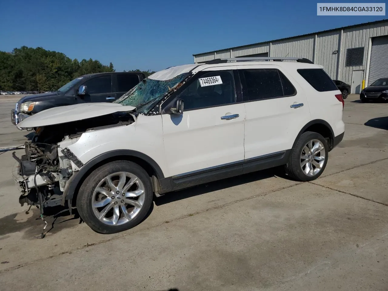 2012 Ford Explorer Xlt VIN: 1FMHK8D84CGA33120 Lot: 74469364