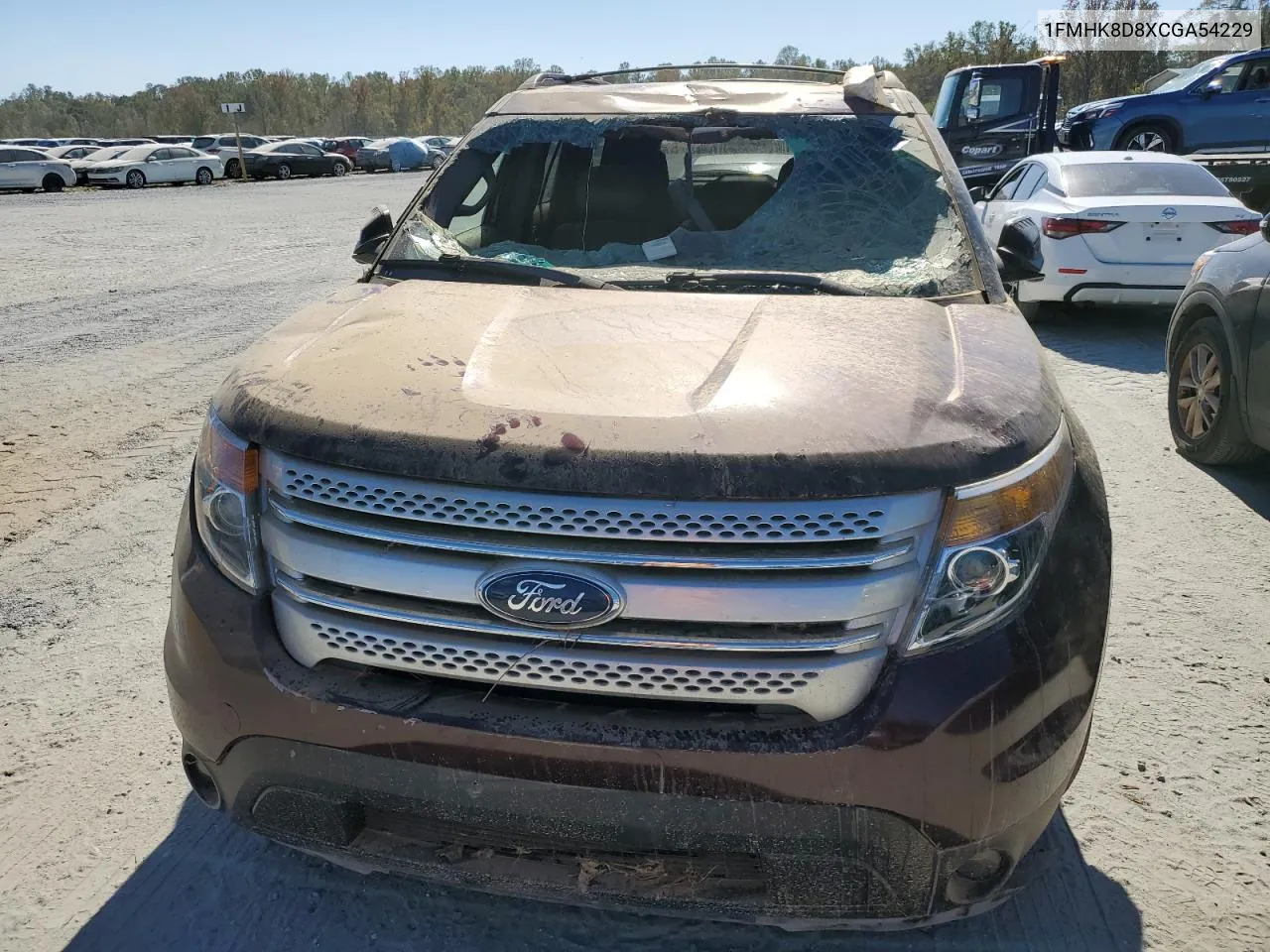 1FMHK8D8XCGA54229 2012 Ford Explorer Xlt