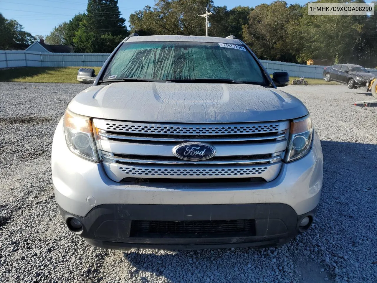 2012 Ford Explorer Xlt VIN: 1FMHK7D9XCGA08290 Lot: 74877254