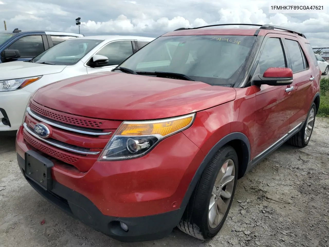 2012 Ford Explorer Limited VIN: 1FMHK7F89CGA47621 Lot: 75124634