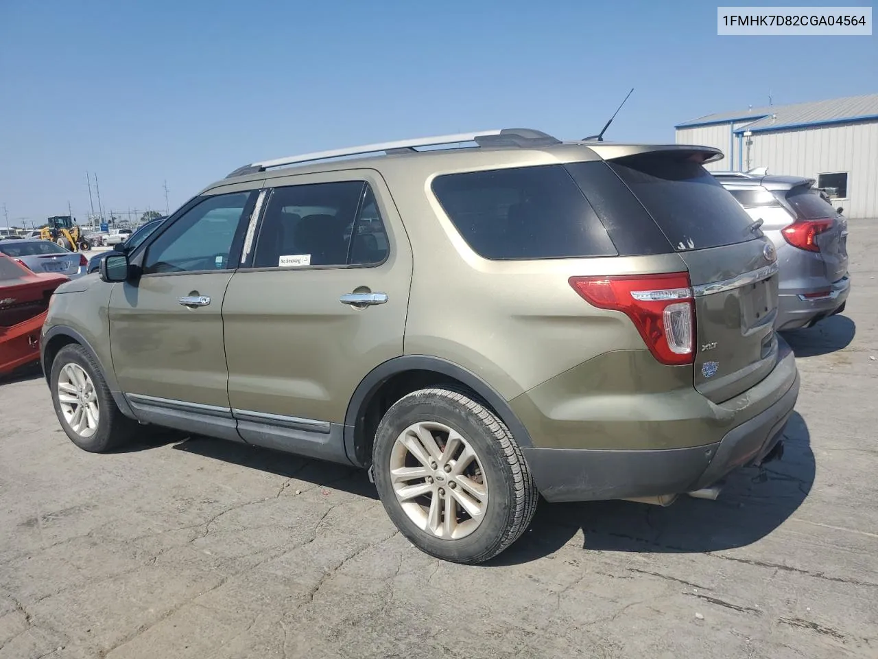 2012 Ford Explorer Xlt VIN: 1FMHK7D82CGA04564 Lot: 75532194