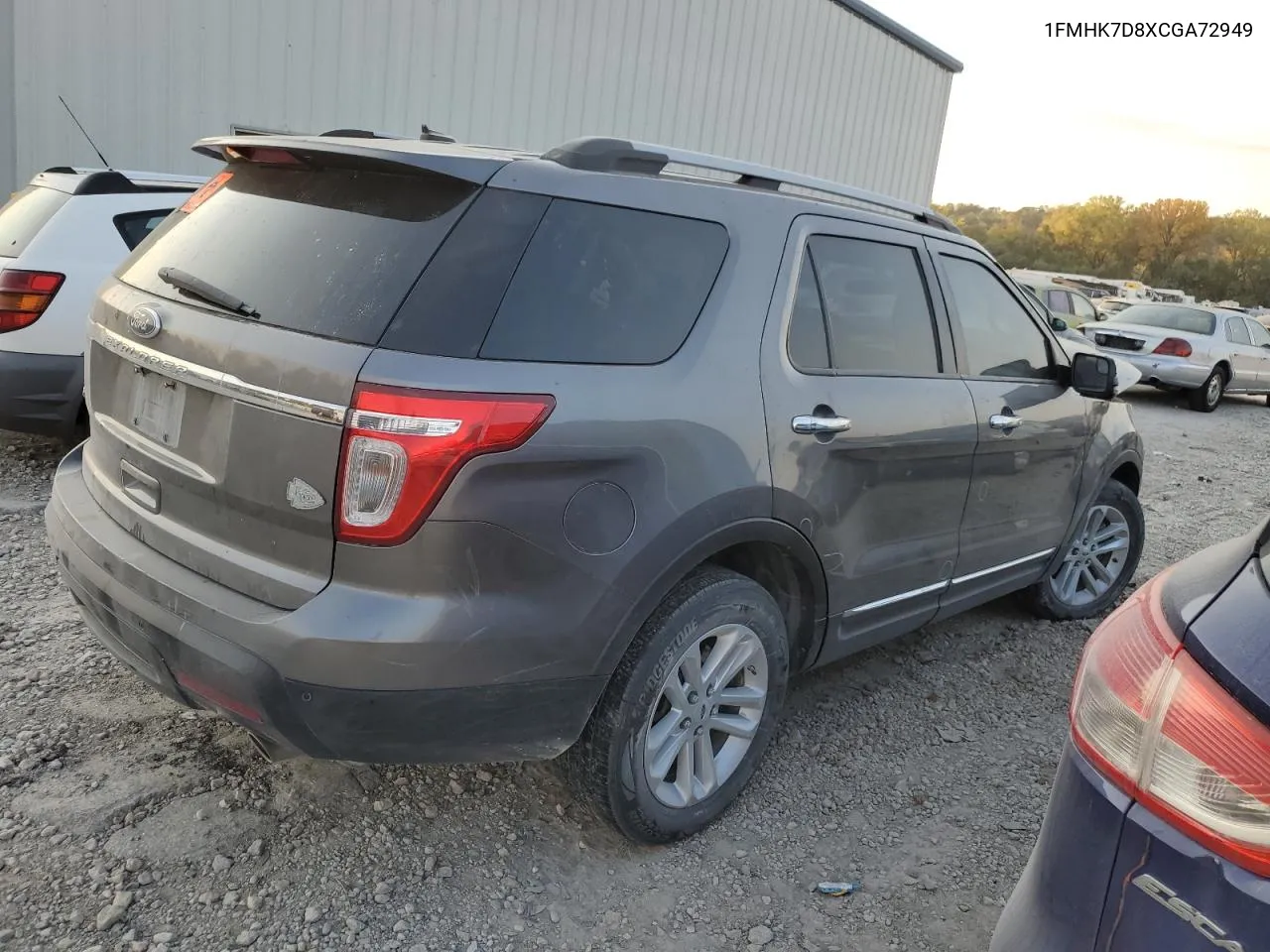 2012 Ford Explorer Xlt VIN: 1FMHK7D8XCGA72949 Lot: 75571264