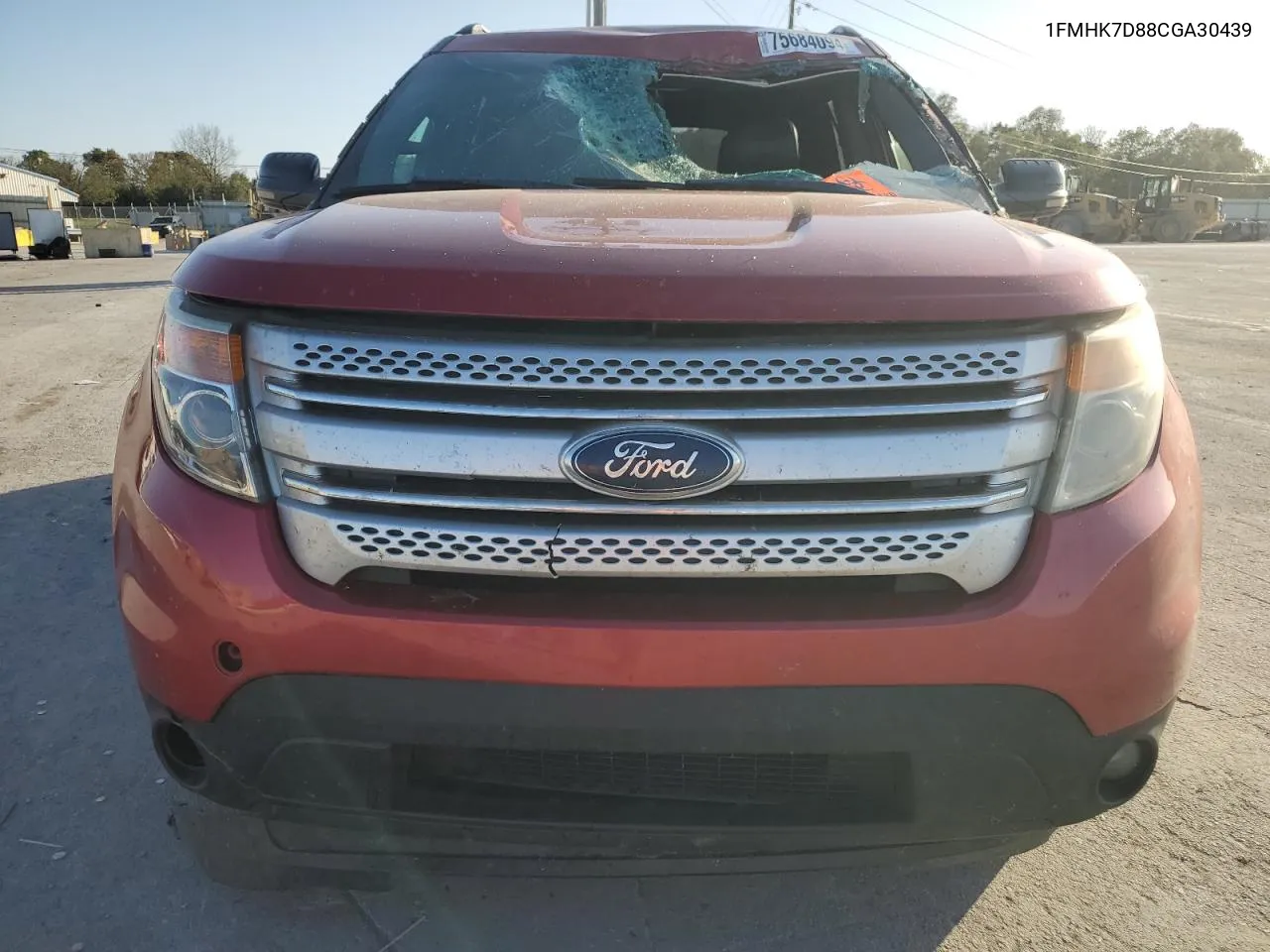 2012 Ford Explorer Xlt VIN: 1FMHK7D88CGA30439 Lot: 75684094