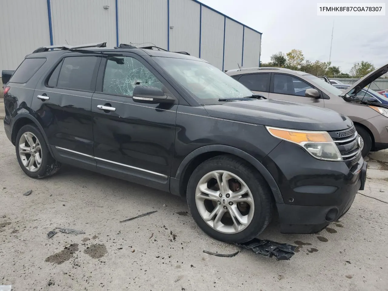 2012 Ford Explorer Limited VIN: 1FMHK8F87CGA78307 Lot: 75840444