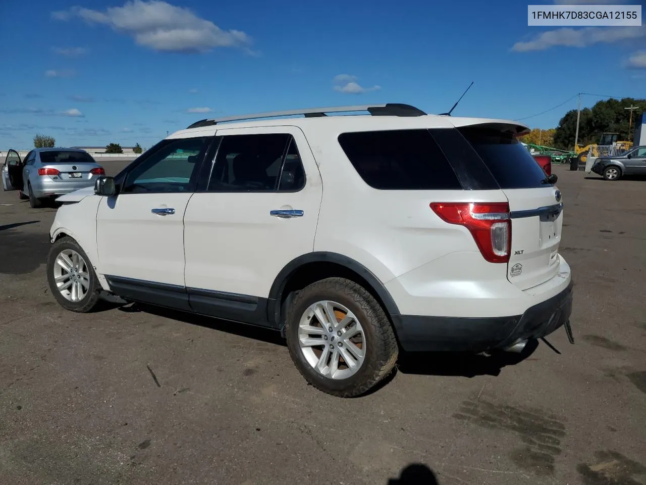 2012 Ford Explorer Xlt VIN: 1FMHK7D83CGA12155 Lot: 76094154