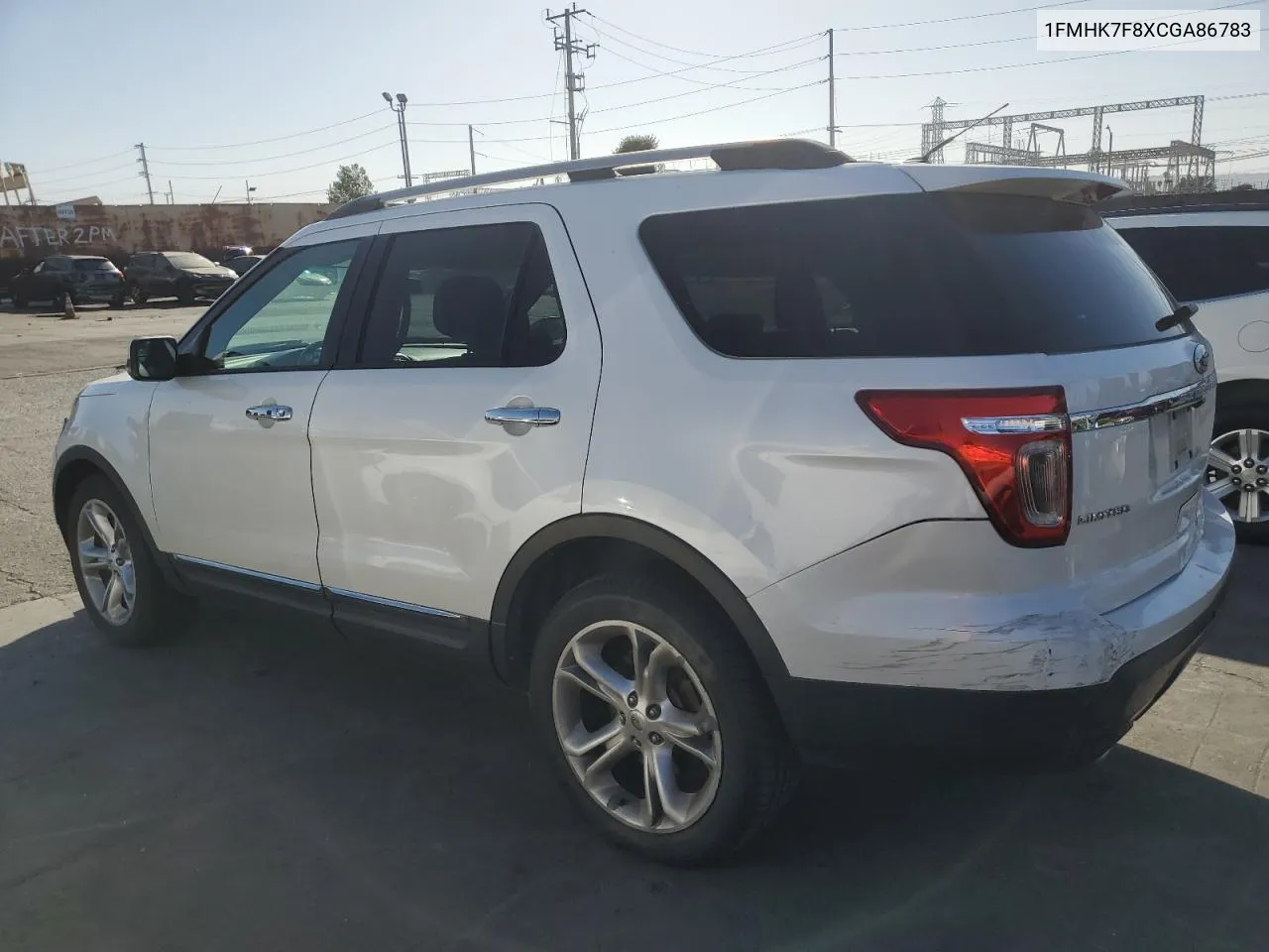 2012 Ford Explorer Limited VIN: 1FMHK7F8XCGA86783 Lot: 76696324