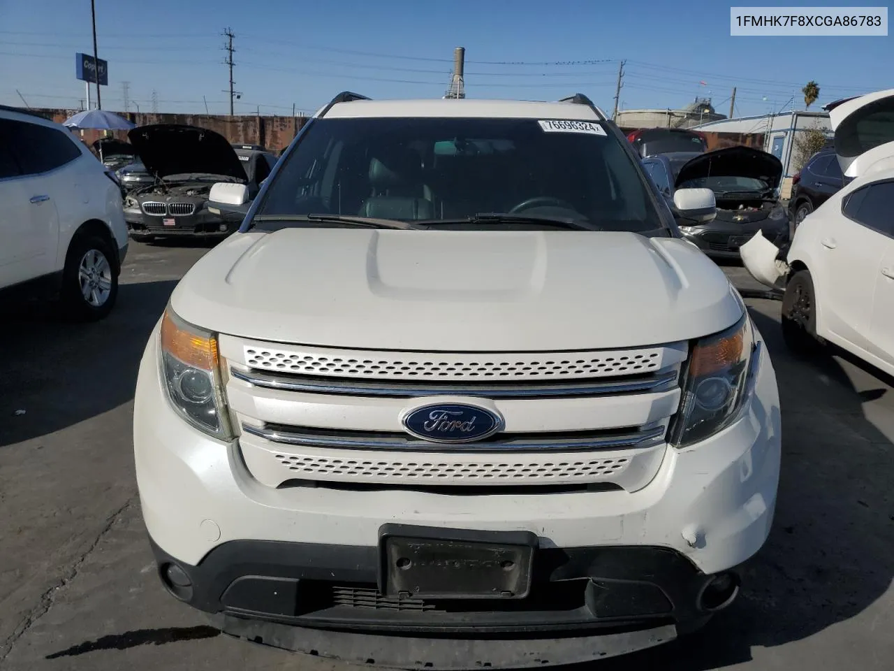 2012 Ford Explorer Limited VIN: 1FMHK7F8XCGA86783 Lot: 76696324